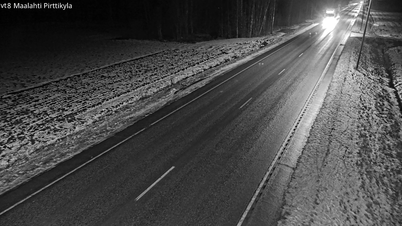 Weather Camera Image Väg 8 Malax, Pörtom, Maalahti, Pohjanmaa