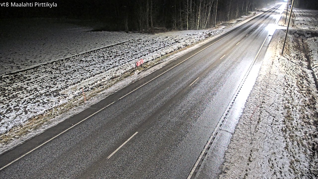 Weather Camera Image Väg 8 Malax, Pörtom, Maalahti, Pohjanmaa