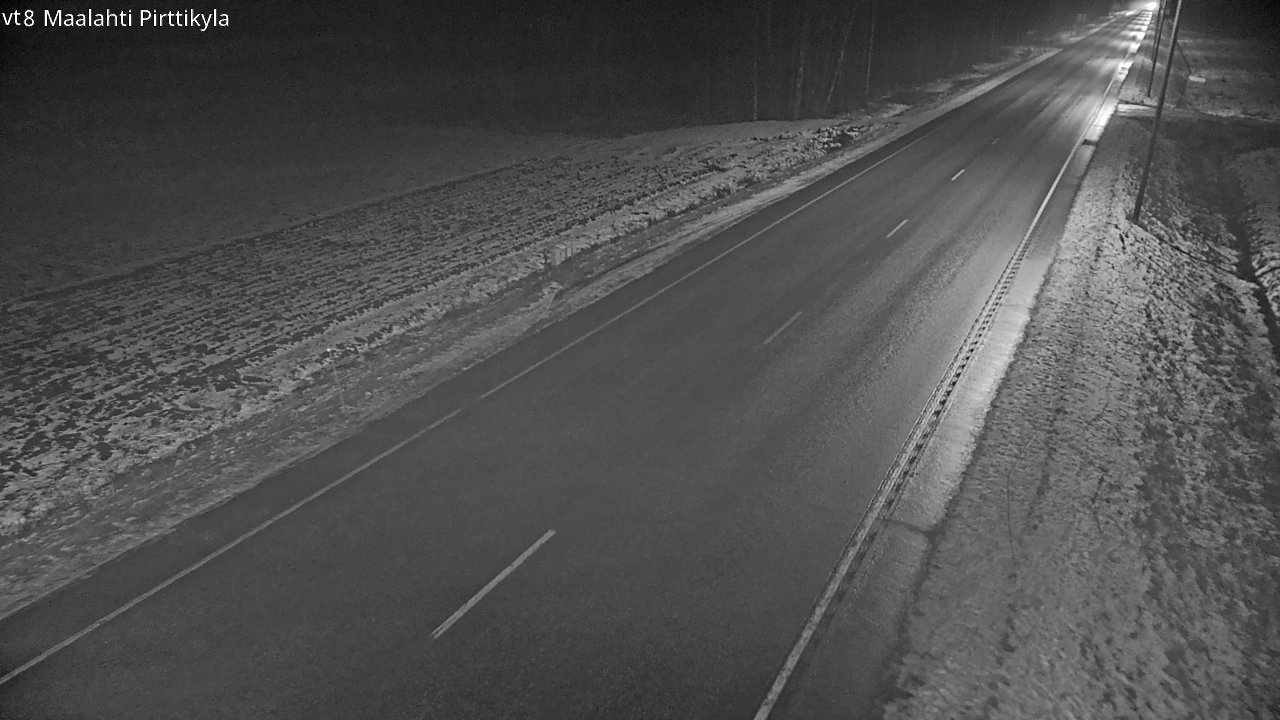 Weather Camera Image Väg 8 Malax, Pörtom, Maalahti, Pohjanmaa