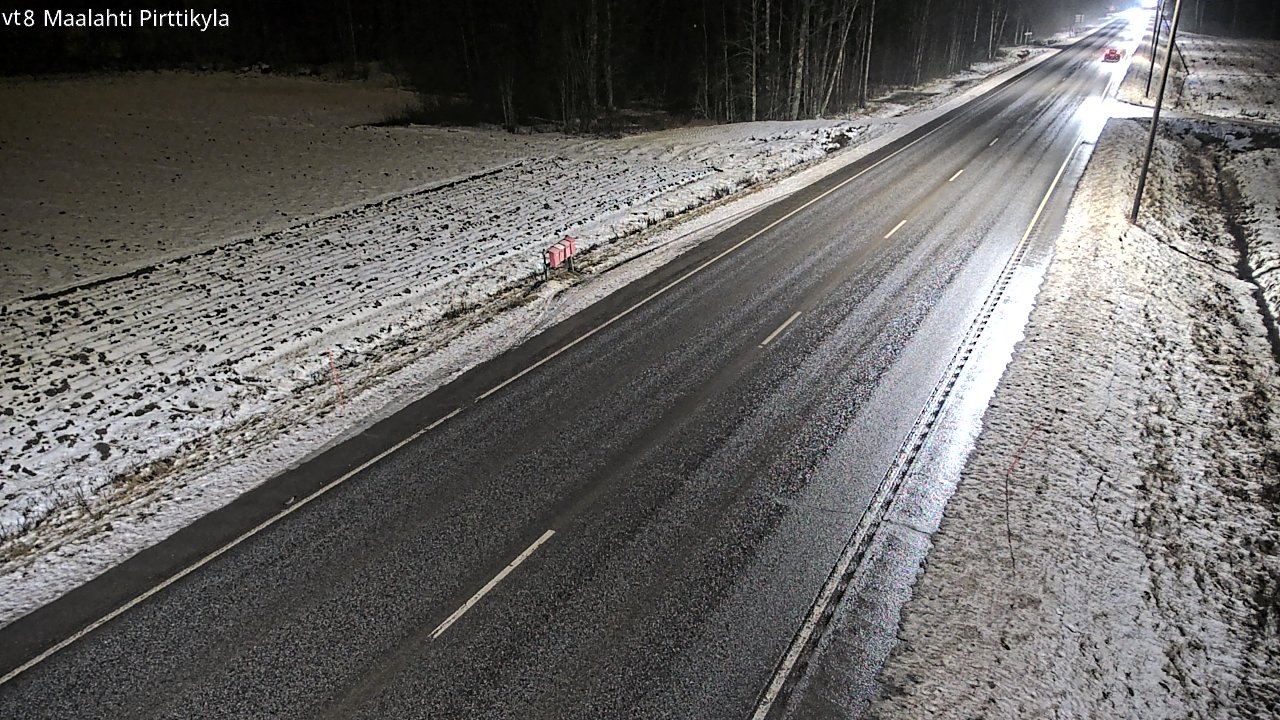 Weather Camera Image Väg 8 Malax, Pörtom, Maalahti, Pohjanmaa