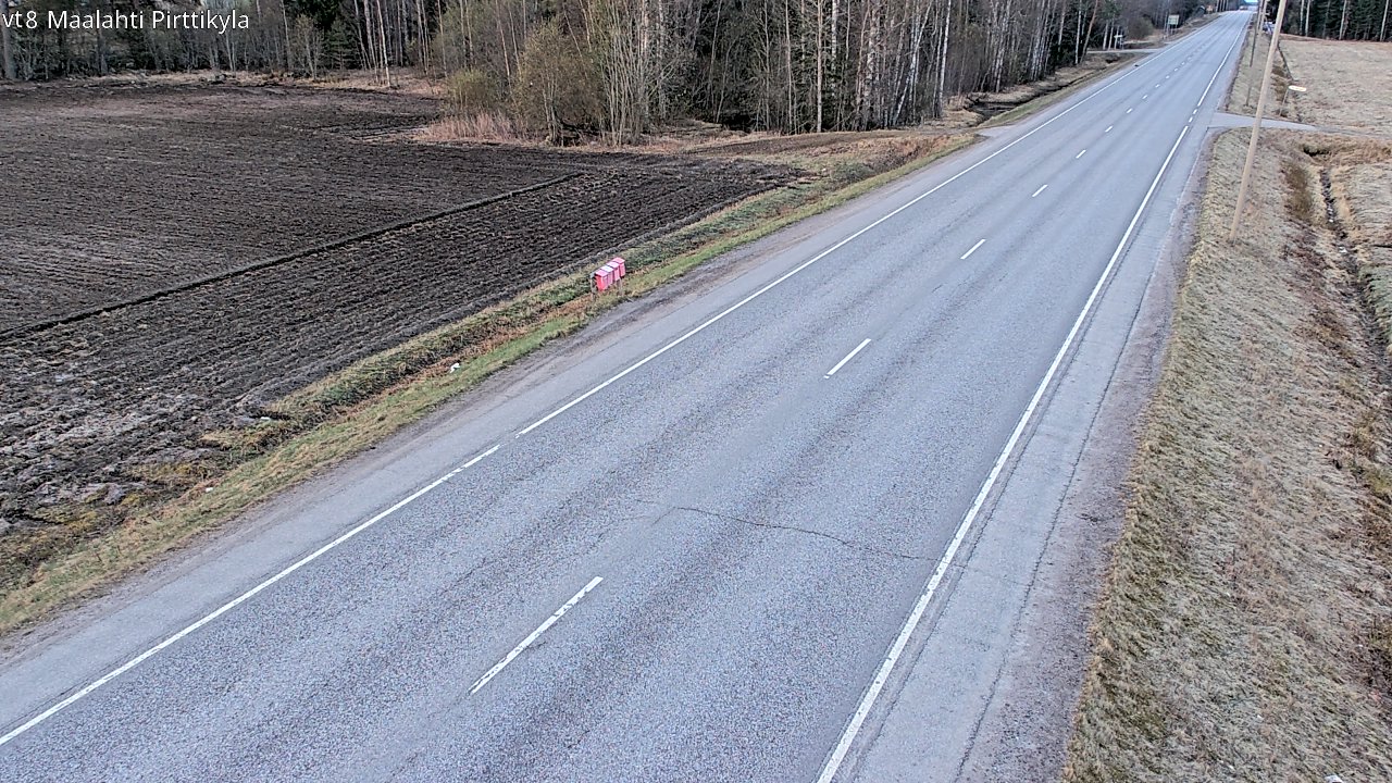 Weather Camera Image Väg 8 Malax, Pörtom, Maalahti, Pohjanmaa