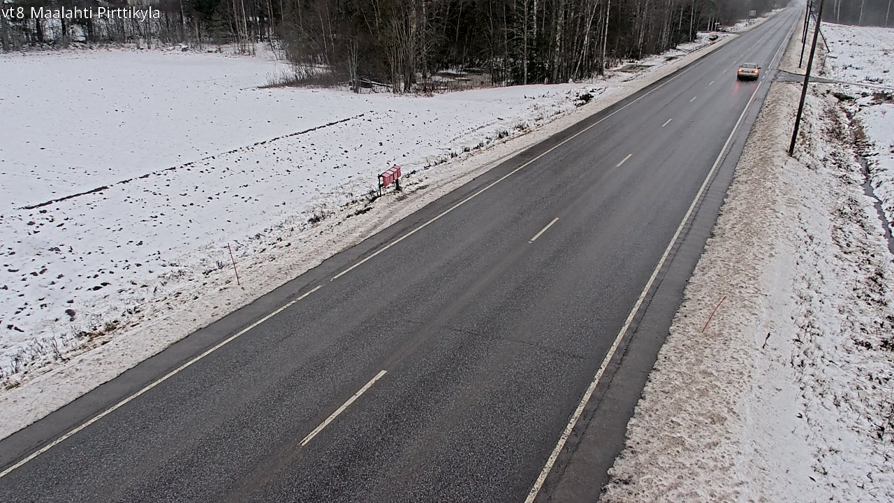 Weather Camera Image Väg 8 Malax, Pörtom, Maalahti, Pohjanmaa