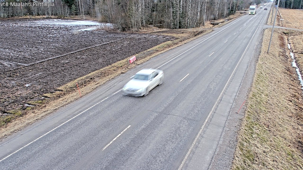 Weather Camera Image Väg 8 Malax, Pörtom, Maalahti, Pohjanmaa