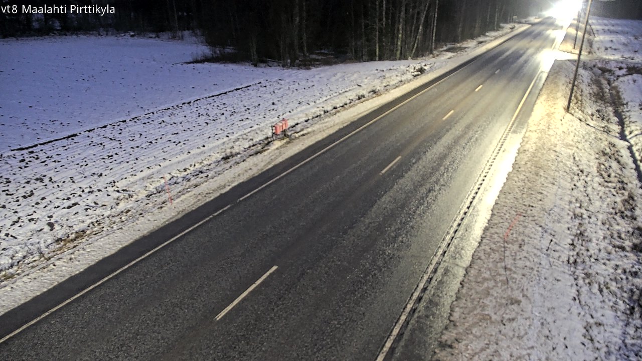 Weather Camera Image Väg 8 Malax, Pörtom, Maalahti, Pohjanmaa