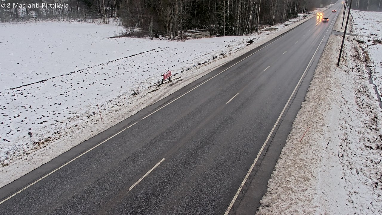 Weather Camera Image Väg 8 Malax, Pörtom, Maalahti, Pohjanmaa