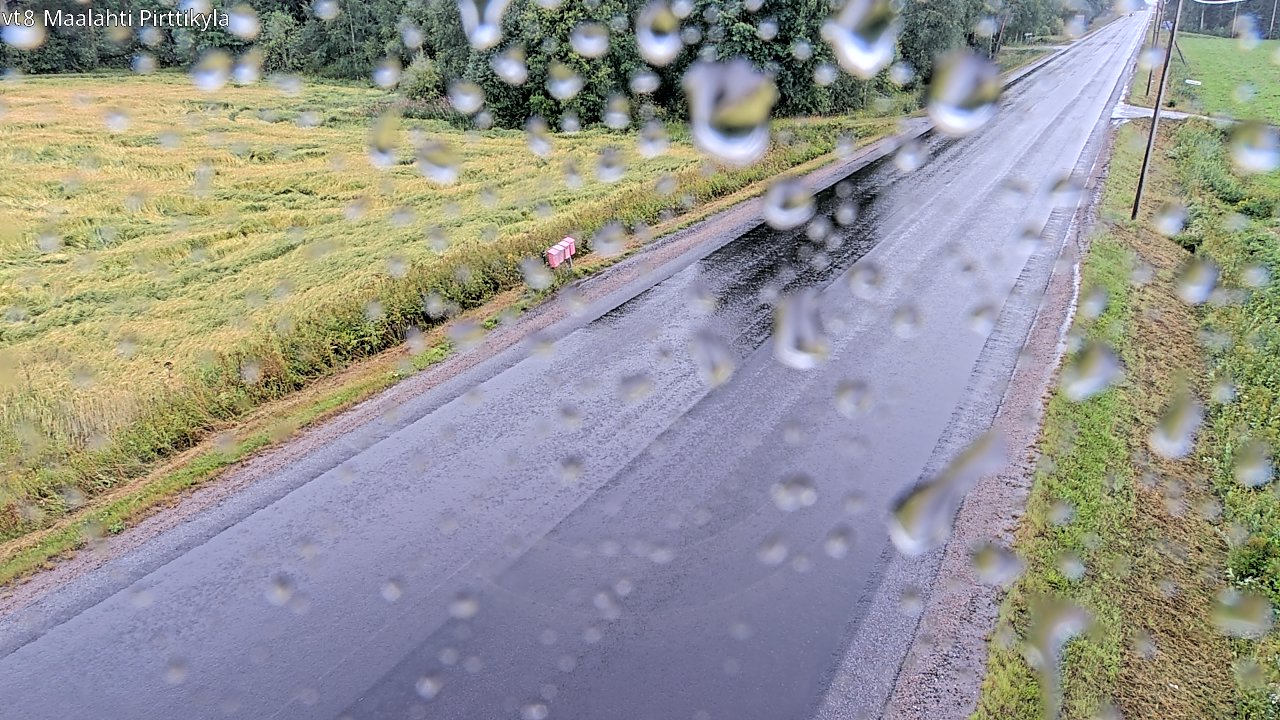 Weather Camera Image Väg 8 Malax, Pörtom, Maalahti, Pohjanmaa