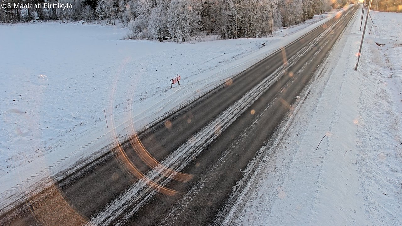 Weather Camera Image Road 8 Maalahti, Pirttikylä, Maalahti, Pohjanmaa
