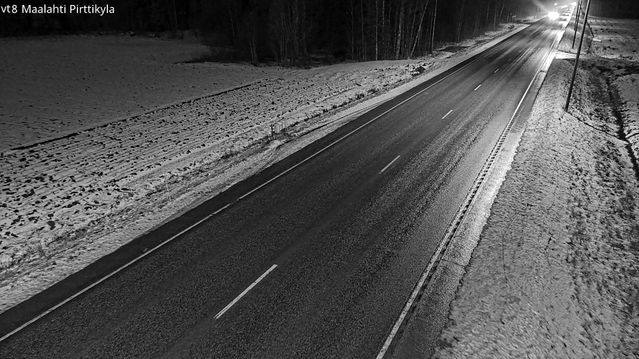 Weather Camera Image Väg 8 Malax, Pörtom, Maalahti, Pohjanmaa