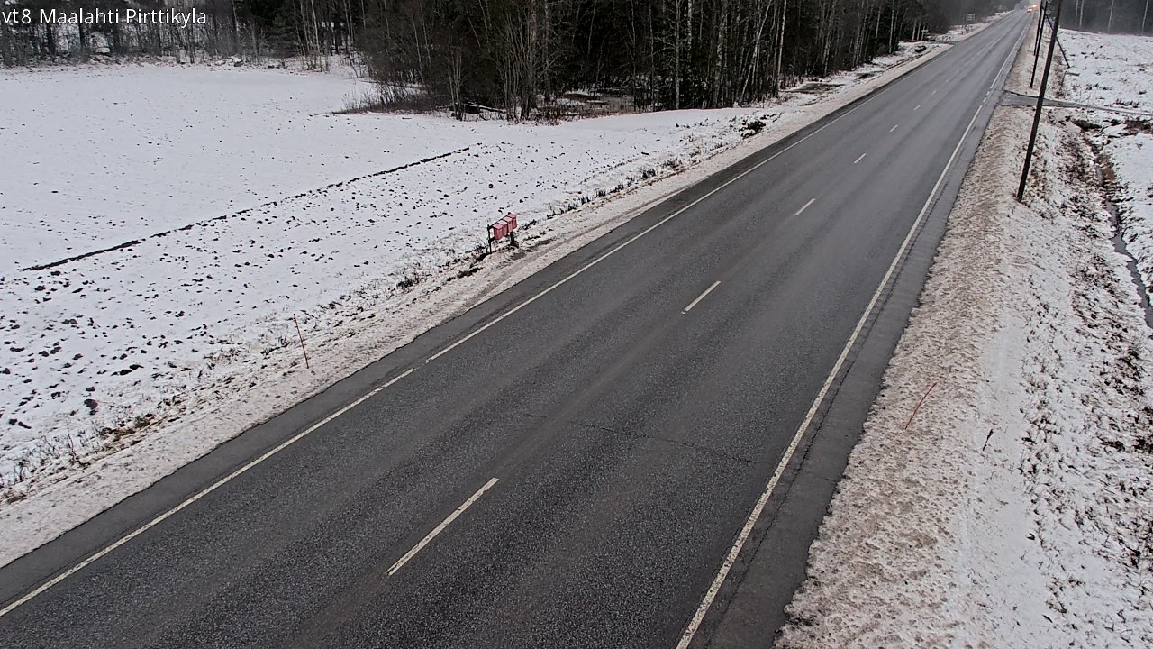 Weather Camera Image Väg 8 Malax, Pörtom, Maalahti, Pohjanmaa