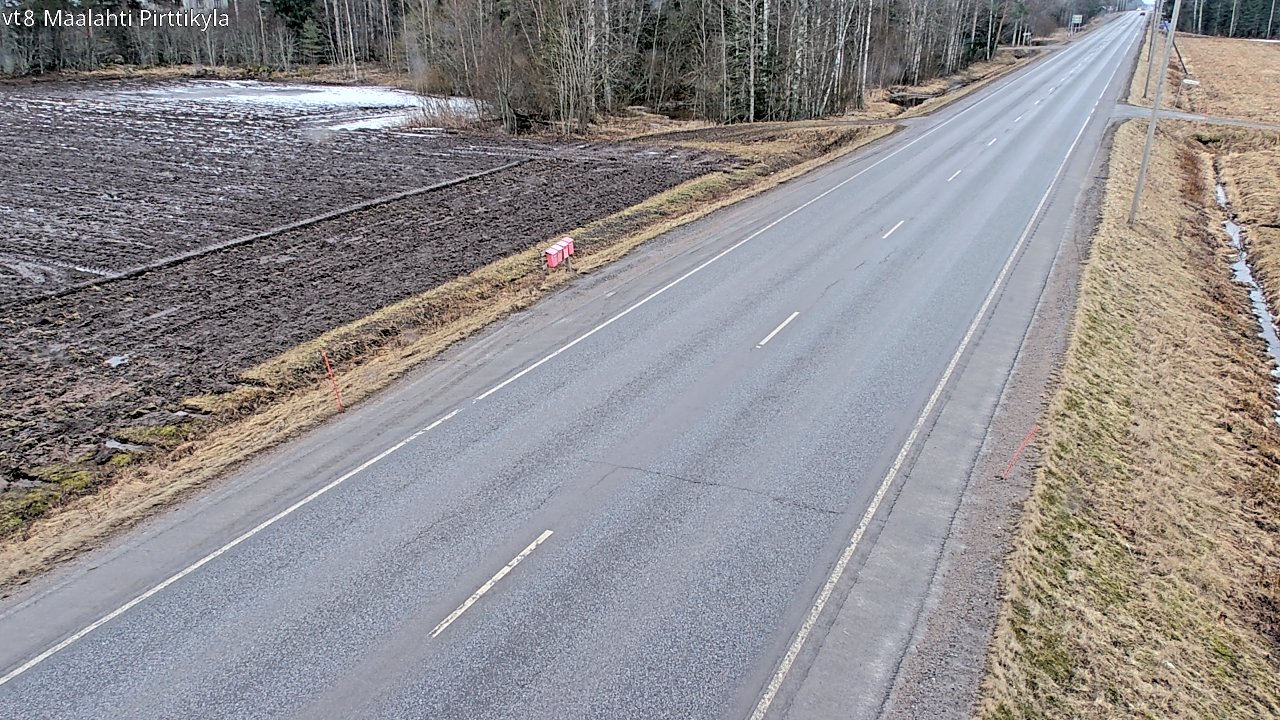 Weather Camera Image Väg 8 Malax, Pörtom, Maalahti, Pohjanmaa