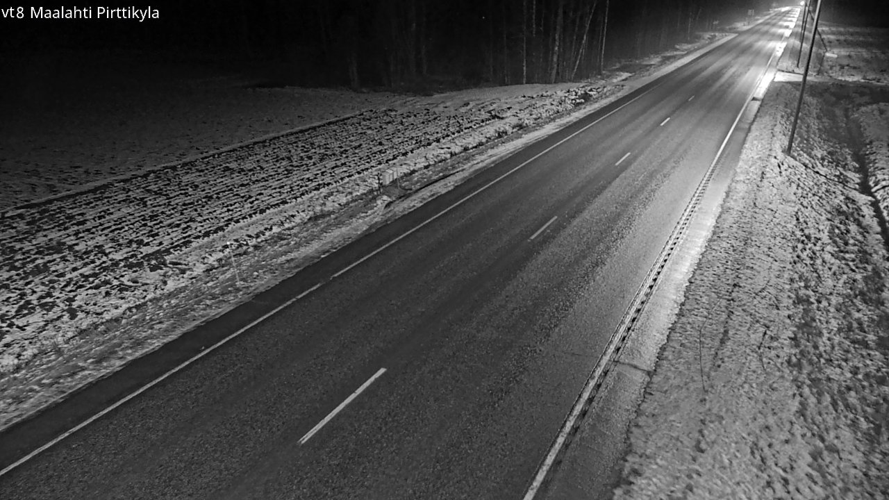 Weather Camera Image Väg 8 Malax, Pörtom, Maalahti, Pohjanmaa