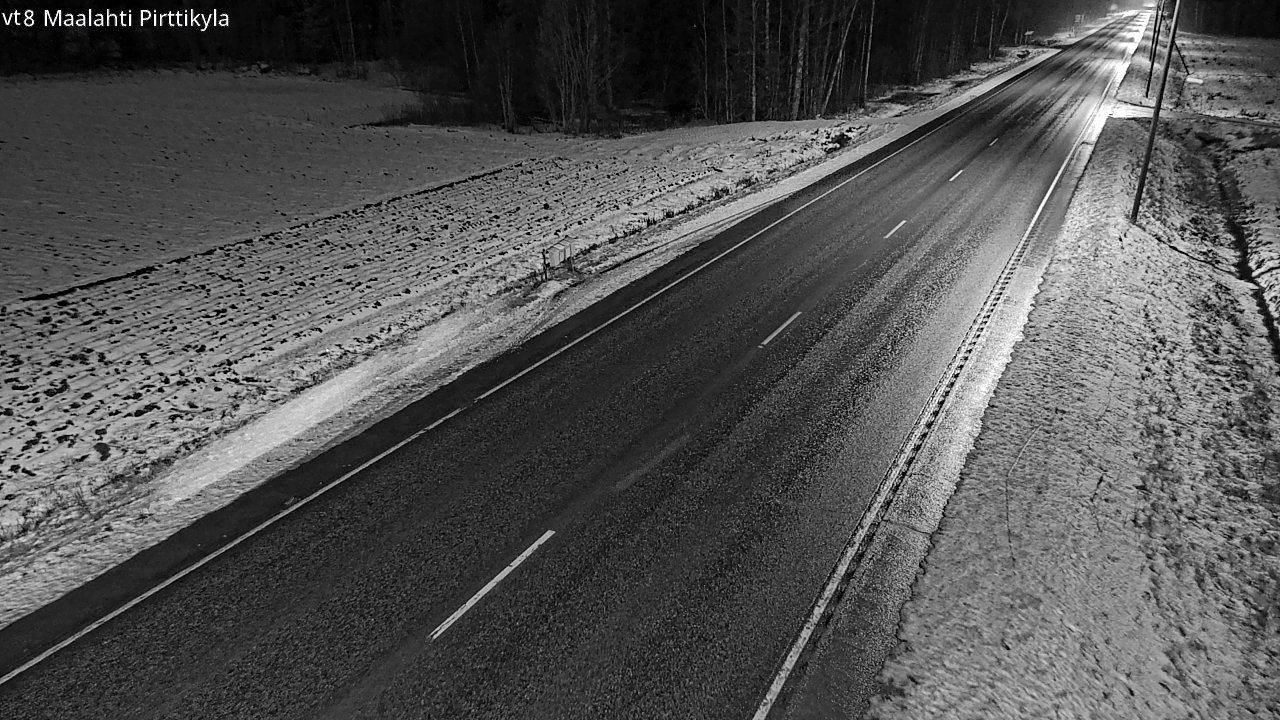 Weather Camera Image Väg 8 Malax, Pörtom, Maalahti, Pohjanmaa