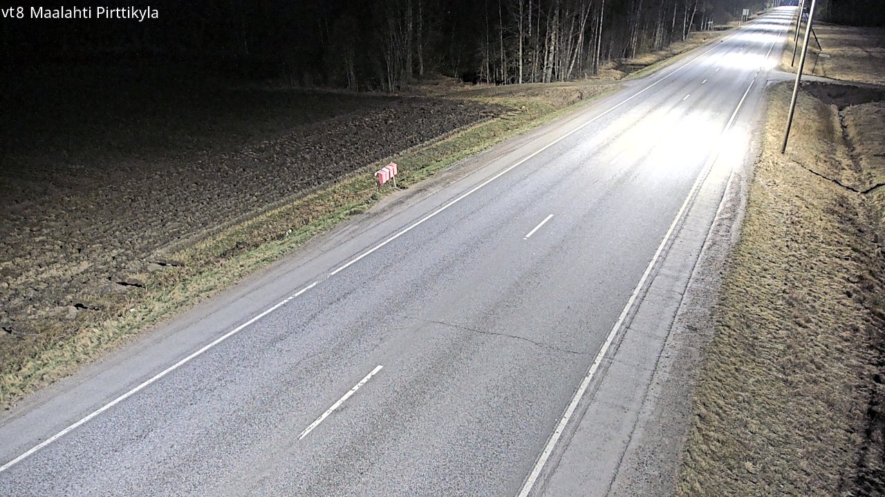 Weather Camera Image Väg 8 Malax, Pörtom, Maalahti, Pohjanmaa