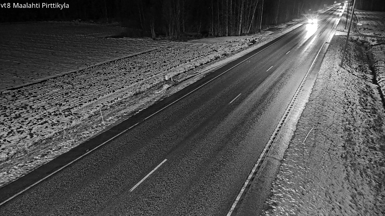 Weather Camera Image Väg 8 Malax, Pörtom, Maalahti, Pohjanmaa