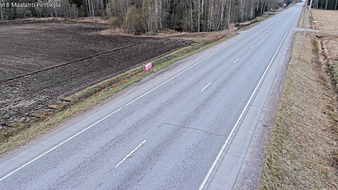 Weather Camera Image Väg 8 Malax, Pörtom, Maalahti, Pohjanmaa