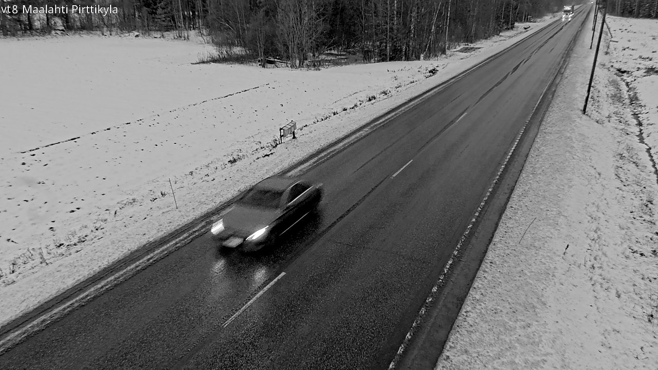 Weather Camera Image Väg 8 Malax, Pörtom, Maalahti, Pohjanmaa