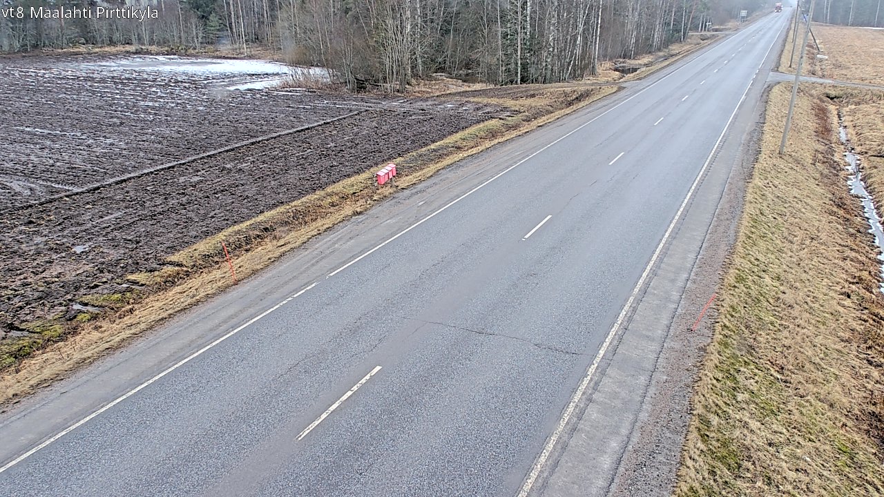 Weather Camera Image Väg 8 Malax, Pörtom, Maalahti, Pohjanmaa