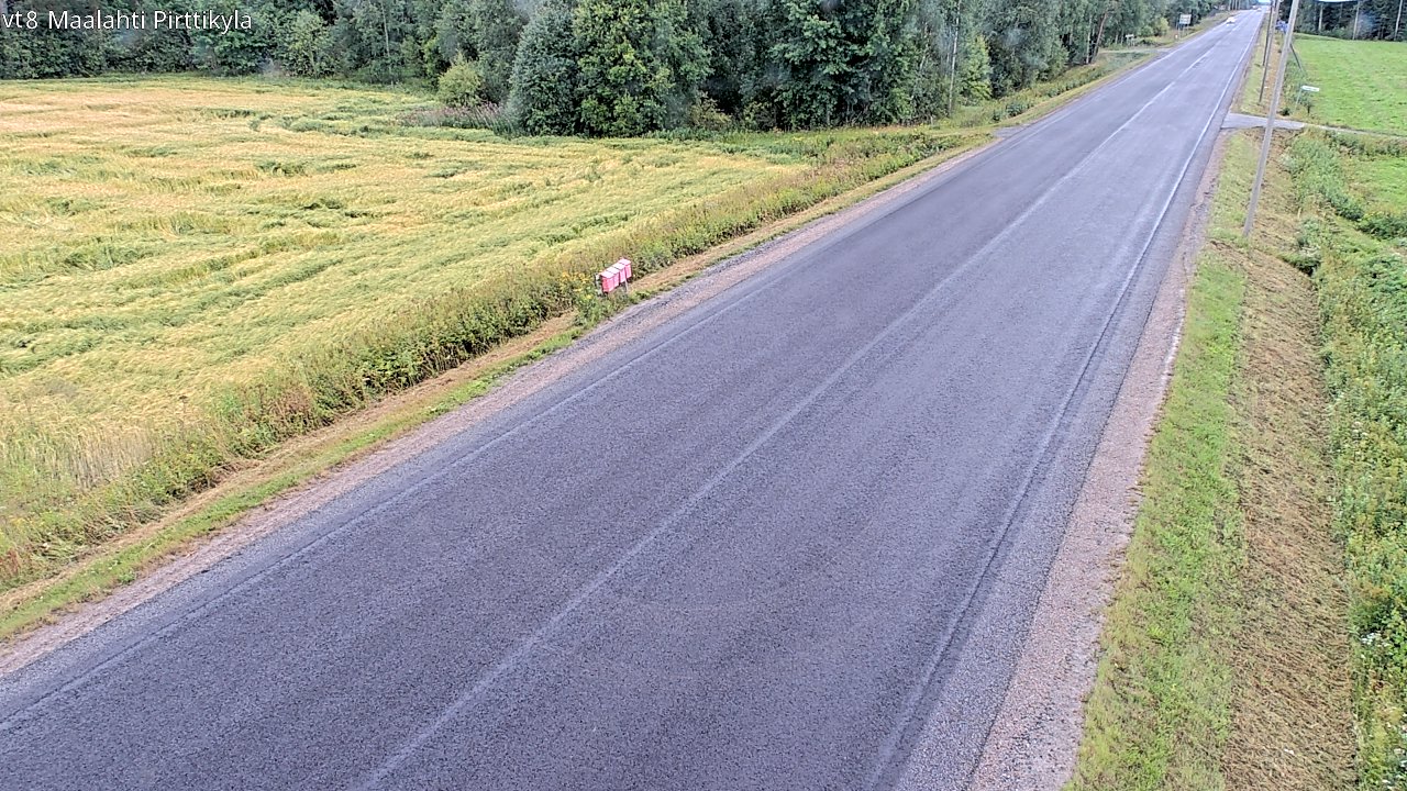 Weather Camera Image Väg 8 Malax, Pörtom, Maalahti, Pohjanmaa