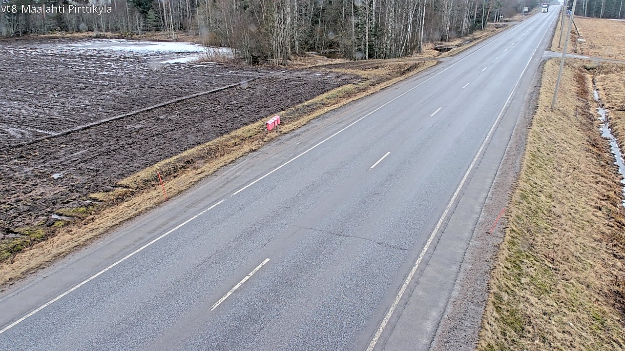 Weather Camera Image Väg 8 Malax, Pörtom, Maalahti, Pohjanmaa