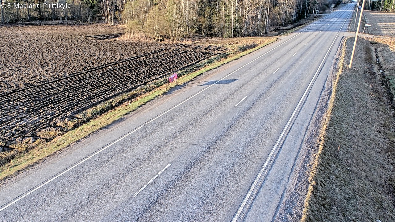 Weather Camera Image Väg 8 Malax, Pörtom, Maalahti, Pohjanmaa