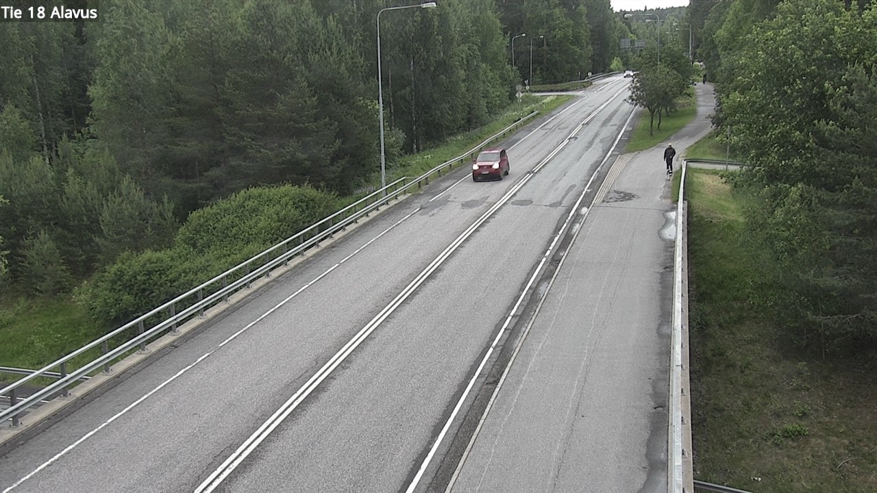 Weather Camera Image Väg 18 Alavo, Alavus, Etelä-Pohjanmaa