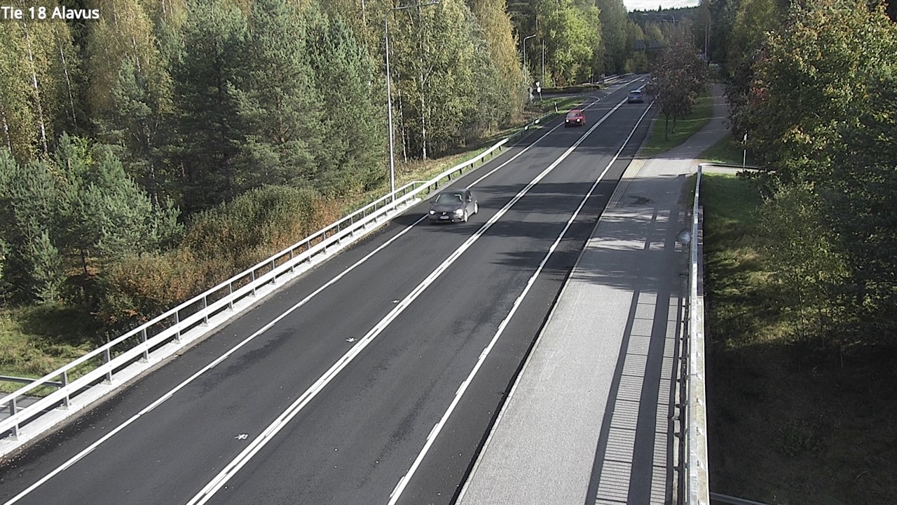 Weather Camera Image Väg 18 Alavo, Alavus, Etelä-Pohjanmaa
