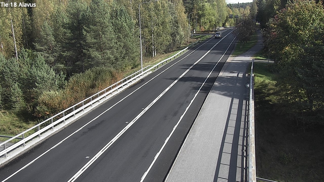 Weather Camera Image Väg 18 Alavo, Alavus, Etelä-Pohjanmaa