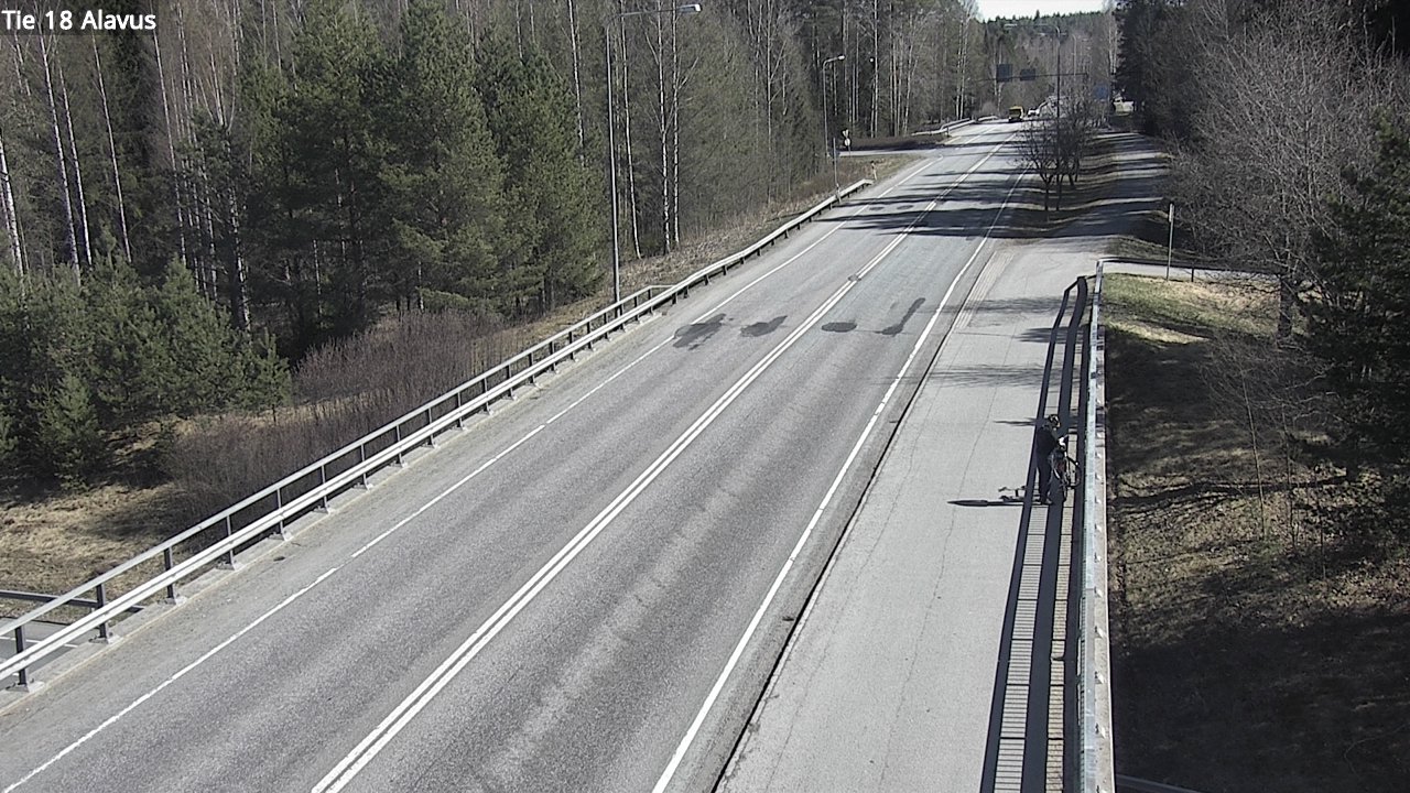 Weather Camera Image Väg 18 Alavo, Alavus, Etelä-Pohjanmaa