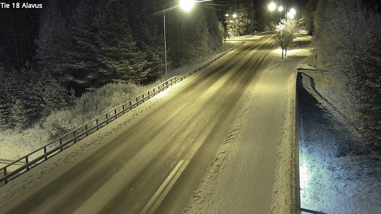 Weather Camera Image Väg 18 Alavo, Alavus, Etelä-Pohjanmaa