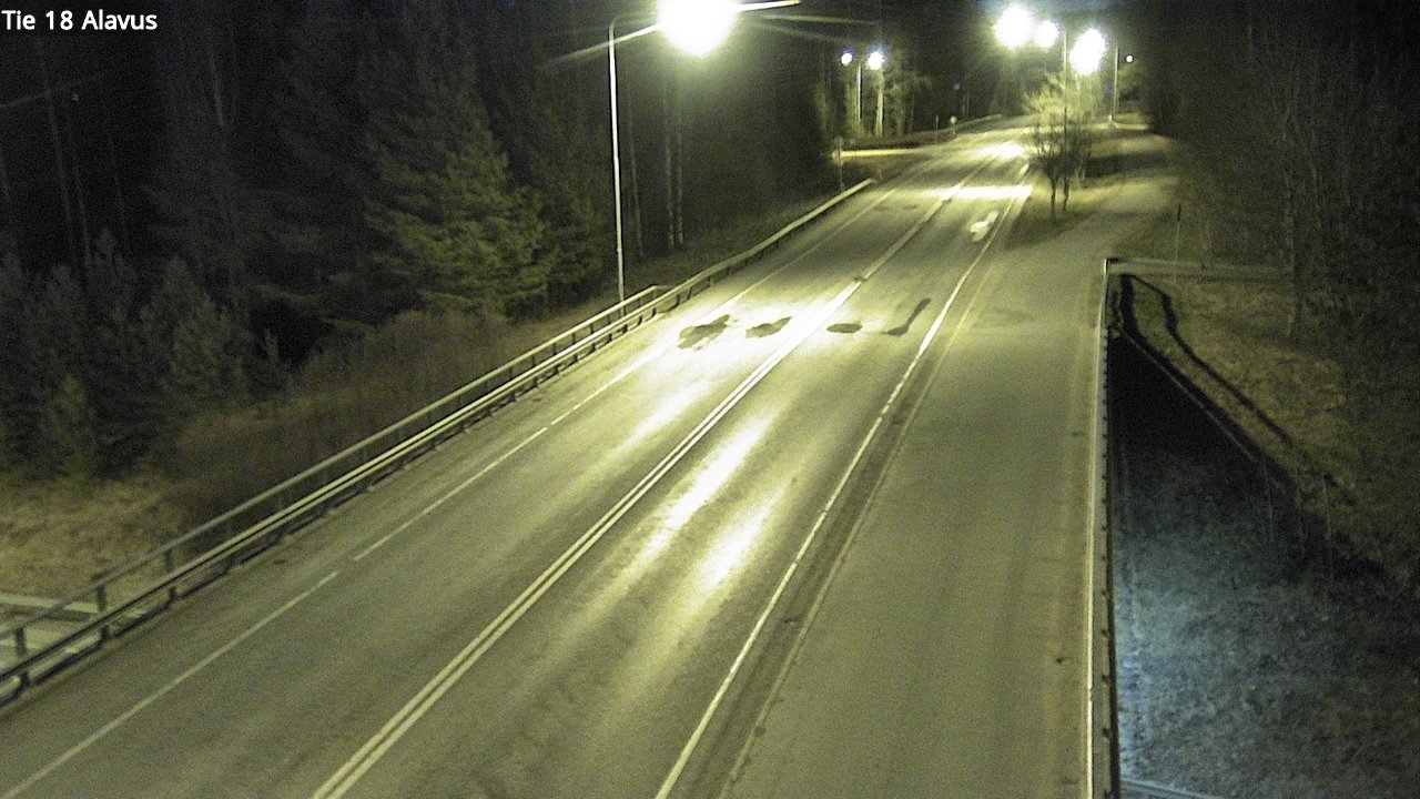 Weather Camera Image Väg 18 Alavo, Alavus, Etelä-Pohjanmaa