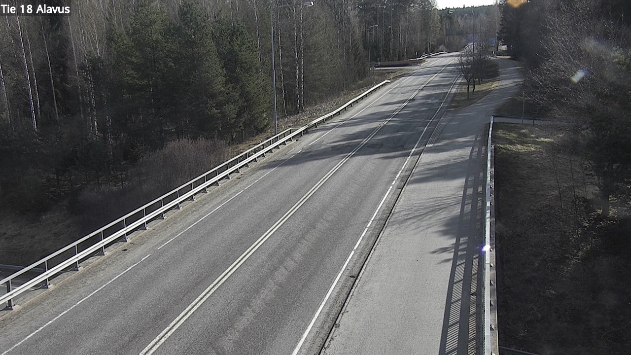Weather Camera Image Väg 18 Alavo, Alavus, Etelä-Pohjanmaa