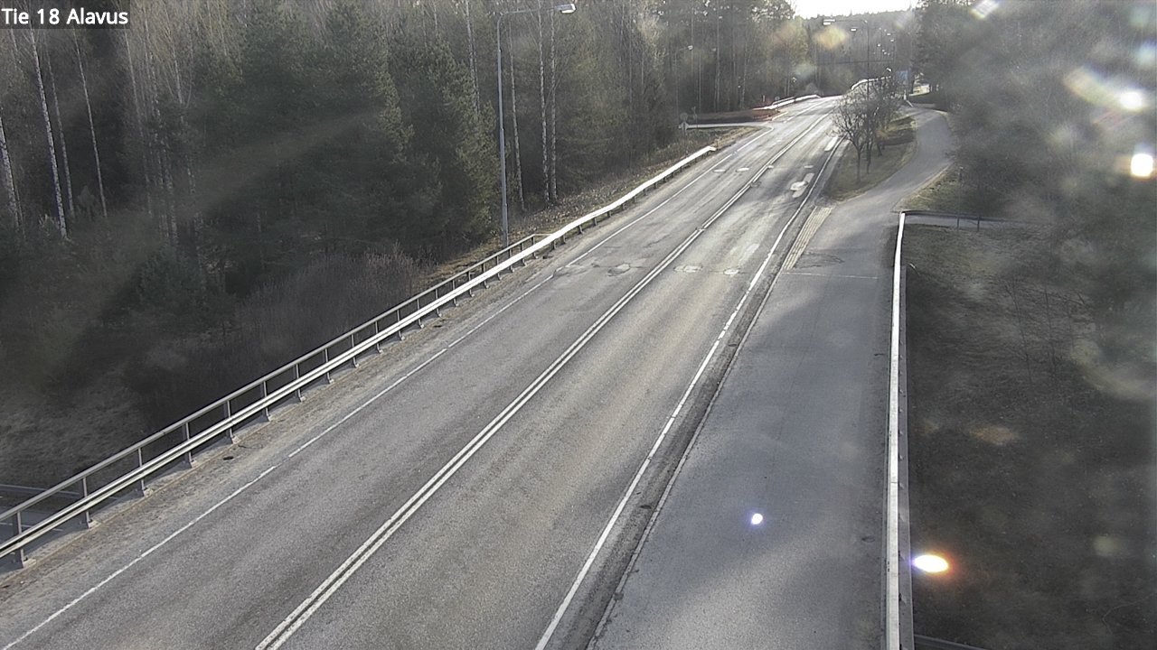 Weather Camera Image Väg 18 Alavo, Alavus, Etelä-Pohjanmaa
