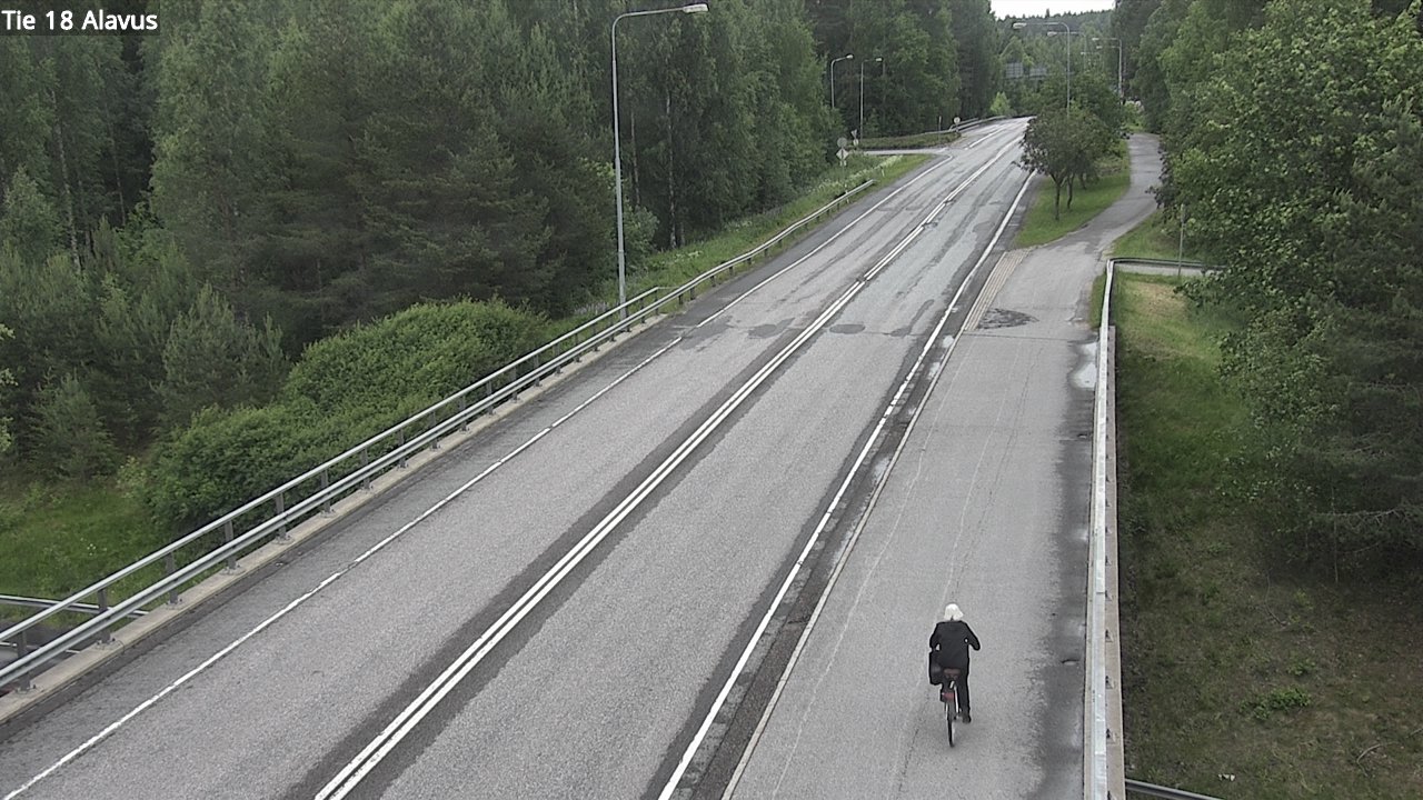 Weather Camera Image Väg 18 Alavo, Alavus, Etelä-Pohjanmaa