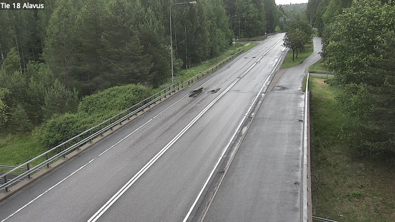 Weather Camera Image Road 18 Alavus, Alavus, Etelä-Pohjanmaa