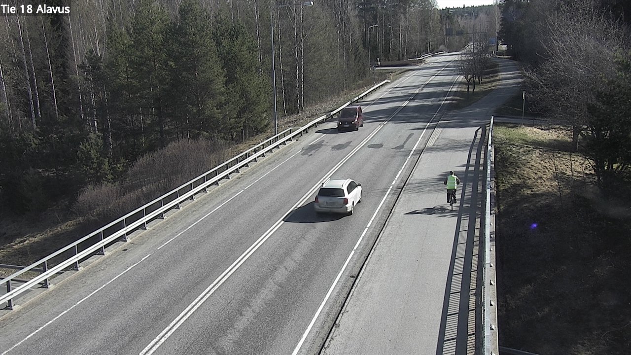 Weather Camera Image Väg 18 Alavo, Alavus, Etelä-Pohjanmaa