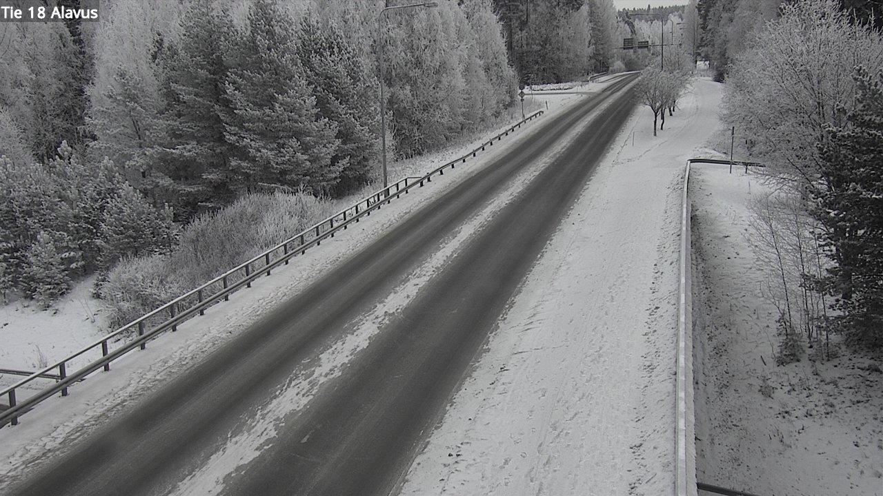 Weather Camera Image Väg 18 Alavo, Alavus, Etelä-Pohjanmaa