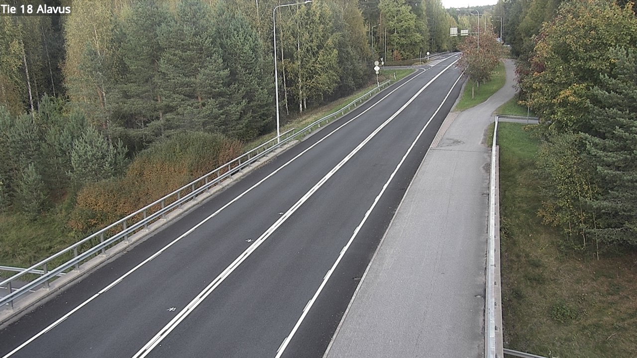 Weather Camera Image Road 18 Alavus, Alavus, Etelä-Pohjanmaa
