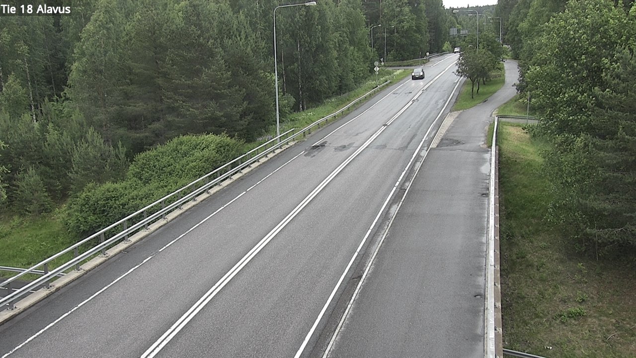 Weather Camera Image Väg 18 Alavo, Alavus, Etelä-Pohjanmaa