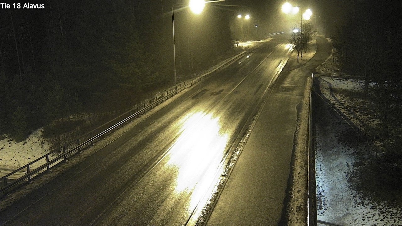 Weather Camera Image Väg 18 Alavo, Alavus, Etelä-Pohjanmaa