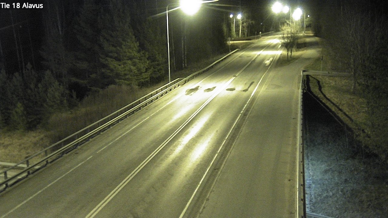 Weather Camera Image Väg 18 Alavo, Alavus, Etelä-Pohjanmaa