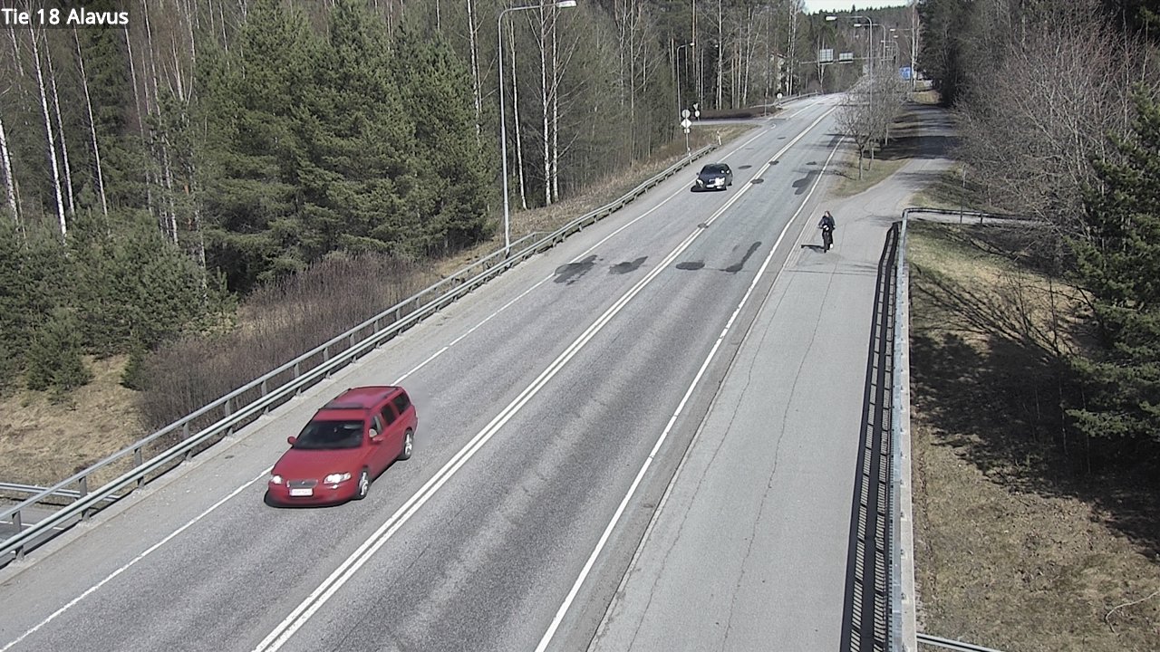 Weather Camera Image Väg 18 Alavo, Alavus, Etelä-Pohjanmaa