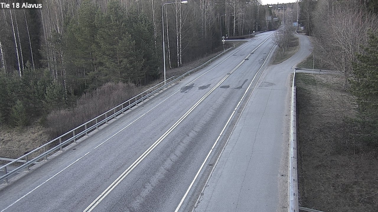 Weather Camera Image Väg 18 Alavo, Alavus, Etelä-Pohjanmaa