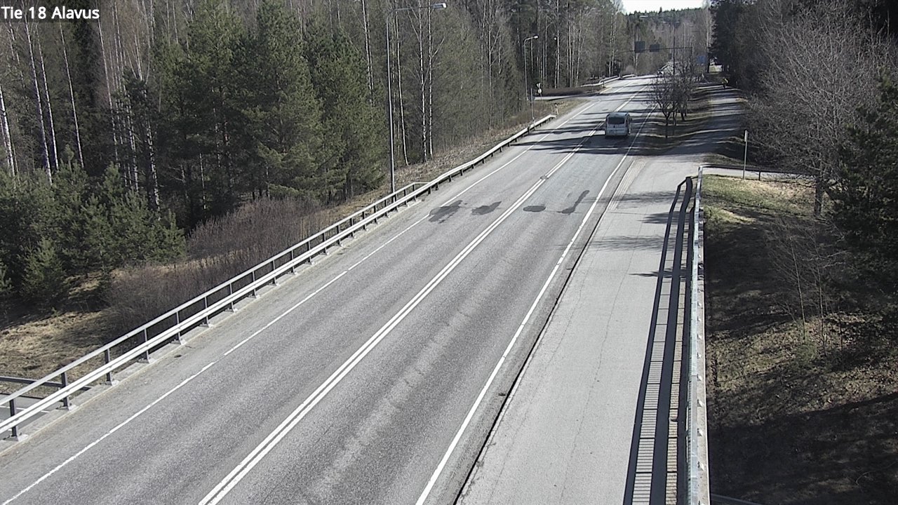 Weather Camera Image Väg 18 Alavo, Alavus, Etelä-Pohjanmaa