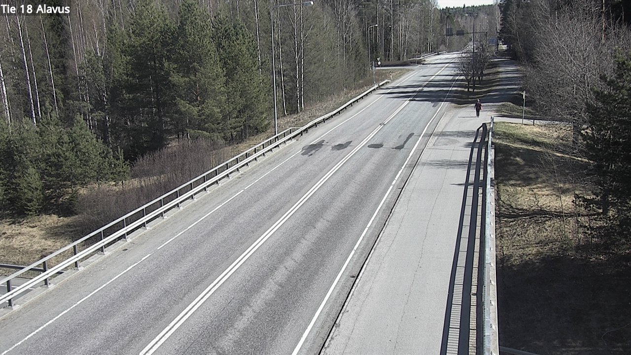 Weather Camera Image Väg 18 Alavo, Alavus, Etelä-Pohjanmaa