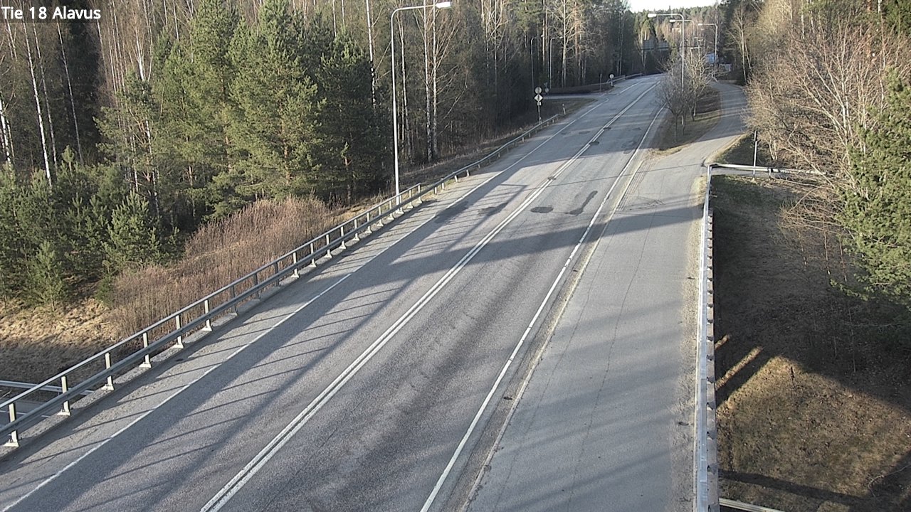 Weather Camera Image Väg 18 Alavo, Alavus, Etelä-Pohjanmaa