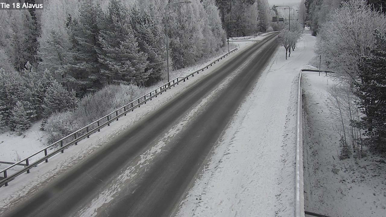 Weather Camera Image Väg 18 Alavo, Alavus, Etelä-Pohjanmaa