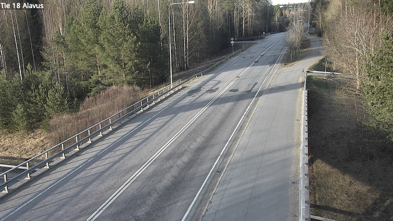 Weather Camera Image Väg 18 Alavo, Alavus, Etelä-Pohjanmaa