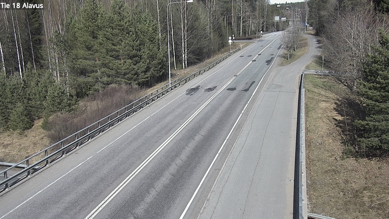 Weather Camera Image Väg 18 Alavo, Alavus, Etelä-Pohjanmaa