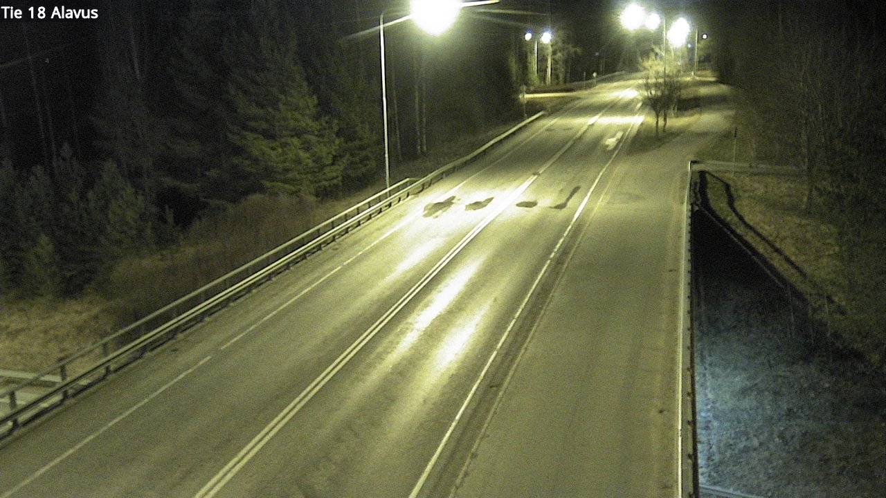 Weather Camera Image Väg 18 Alavo, Alavus, Etelä-Pohjanmaa