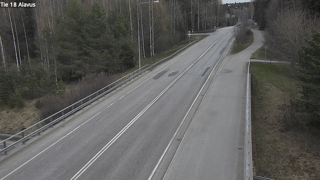 Weather Camera Image Väg 18 Alavo, Alavus, Etelä-Pohjanmaa